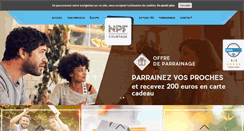 Desktop Screenshot of npf-courtage.com