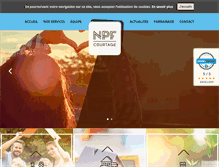 Tablet Screenshot of npf-courtage.com